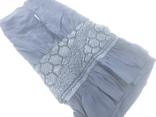 JAPANESE HEKO OBI / FOR MEN / UNUSED / SHIBORI / CLASSICAL PATTERN